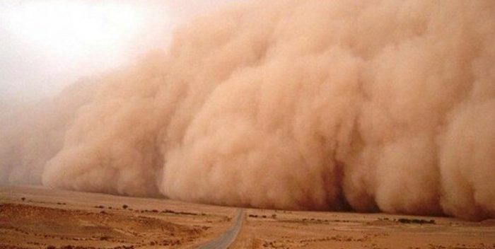 توده گرد و غبار عراقی دوباره در راه کرمانشاه