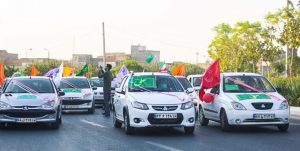 راهپیمایی خودرویی تهرانی‌ها در روز عید غدیر برگزار می‌شود+عکس و فیلم