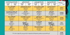جدول اجراهای جشنواره تئاتر استان تهران
