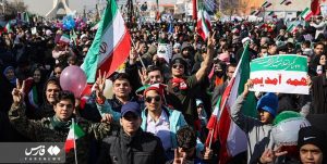 حضور بیش از ۲۰ میلیون ایرانی در راهپیمایی ۲۲ بهمن ۱۴۰۱/ افزایش ۳۰ درصدی حضور مردم نسبت به سال ۹۸